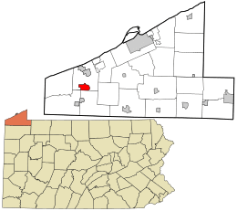 Location in Erie County and the U.S. state of Pennsylvania.