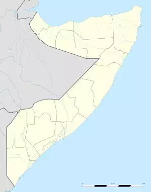 Garbaharey is located in Somalia