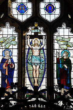 East window of St Mary's church - Botusfleming - geograph.org.uk - 1599627.jpg