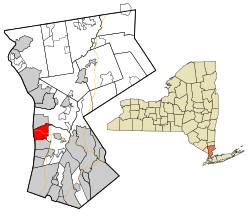 Location of Tarrytown, New York