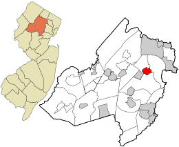 Location in Morris County and the state of New Jersey.