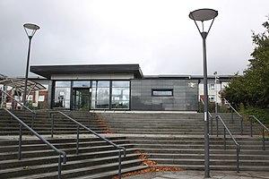 2019 at Alloa station - entrance.JPG