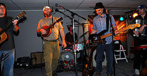 The Gourds performing in Austin, Texas, in 2007