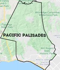 Map of Pacific Palisades