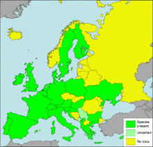 Cornu aspersum Presence in European countries.png