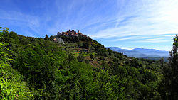 The village of Bibola south of Aulla