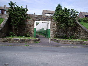 Shawforth railway station subway, Shawforth, Rossendale, Lancashire, England - 20040606 - Geograph-881153.jpg