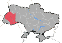 Location of the Archdiocese of Lviv