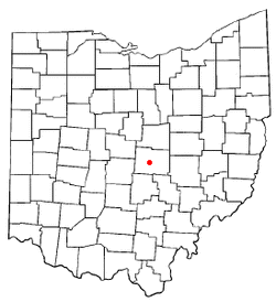 Location of Granville, Ohio