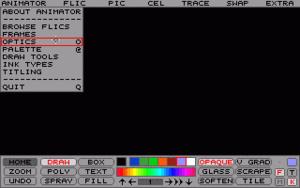 Screenshot of Autodesk Animator