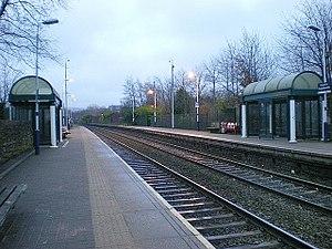 Church and Oswaldtwistle railway station platforms in 2009.jpg