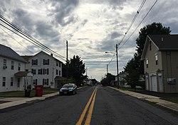 2016-07-28 16 43 40 View west along Maryland State Route 804 (Twin Springs Drive) between Waltz Road and White Hall Road in Chewsville, Washington County, Maryland.jpg
