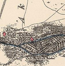 Historical map series for the area of Umm al-Faraj (1870s).jpg