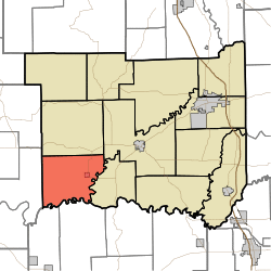 Location in Jackson County