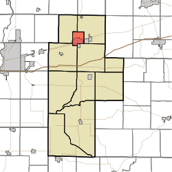 Location of Brazil Township in Clay County