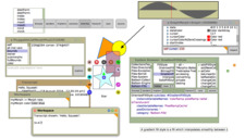 Screenshot of the Squeak/Smalltalk Morphic User Interface