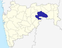 Location of Yavatmal district in Maharashtra