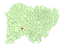 Location in Salamanca