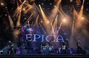 Epica performing at the 2018 Wacken Open Air