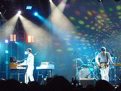 Air performing in London, July 2010