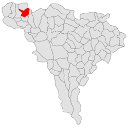 Location in Alba County