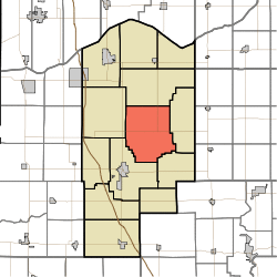 Location in Jasper County