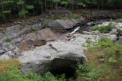 Snow Falls on the Little Androscoggin River