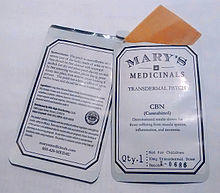 Cannabinol 10 mg transdermal patches