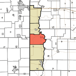 Location in Vermillion County