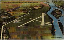 Aerial photo of Wyoming Valley Airport, Wilkes-Barre, Pa (63541).jpg
