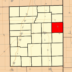 Location in Iroquois County