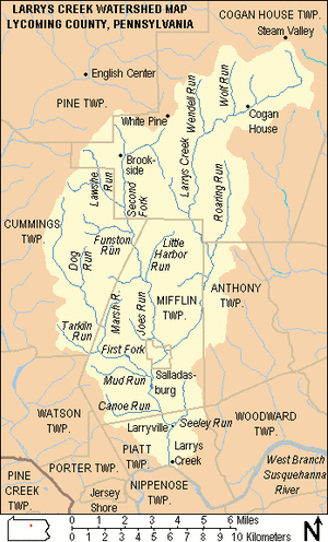 Larrys Creek Watershed Map.PNG