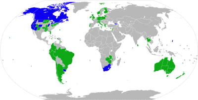 Map of world cannabis laws for medical use