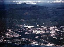 FJ-4Bs VA-214 over NAS Barbers Point 1958.jpg