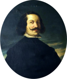 Black and white portrait of Juan de Valdés Leal