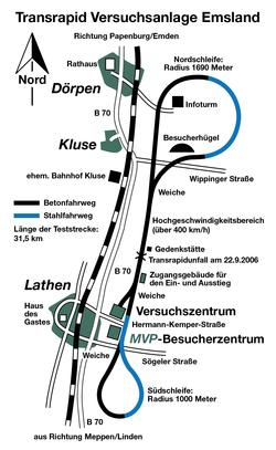 Karte Transrapid-Teststrecke Emsland.png