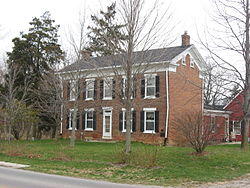 The Lenhart Farmhouse, a historic site in the township