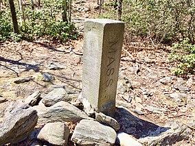 CT MA NY Boundary Marker on Mount Frissell Trail.jpg
