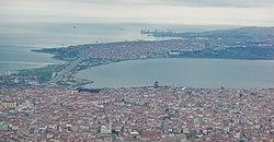 Aerial view of Küçükçekmece