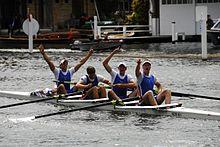 Newcastle University Boat Club winning the Prince Albert Challenge Cup in 2008.jpg