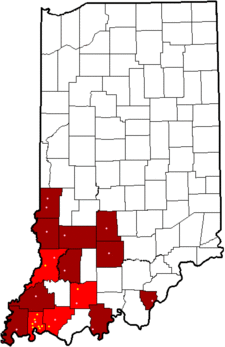 Southern Indiana Athletic Conference locations