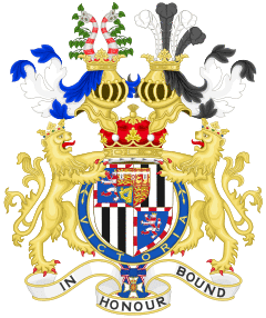 Coat of Arms of George Mountbatten, 2nd Marquess of Milford Haven.svg