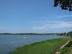 The harbor of North Sea, New York