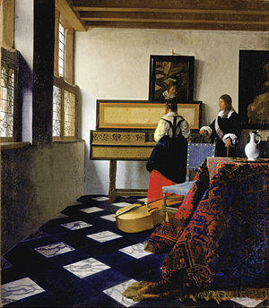 Johannes Vermeer - Lady at the Virginal with a Gentleman, 'The Music Lesson' - Google Art Project.jpg