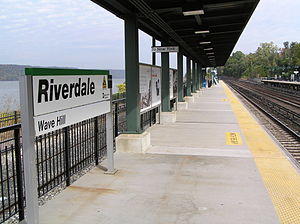 Riverdale Metro North Stop October 2013.jpg