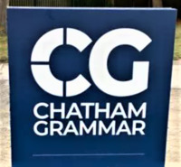 Chatham Grammar School sign board with badge.png