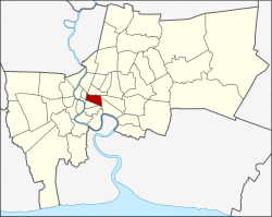 Location in Bangkok