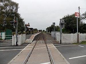 Through Dolau railway station (geograph 3667216).jpg