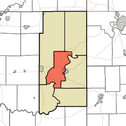Location in Martin County