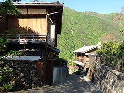 Akasawa district in Hayakawa Town